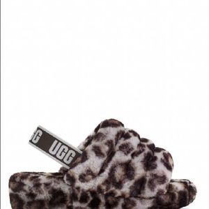 UGG Fluff Yeah Panther Slippers Women’s Size 10
